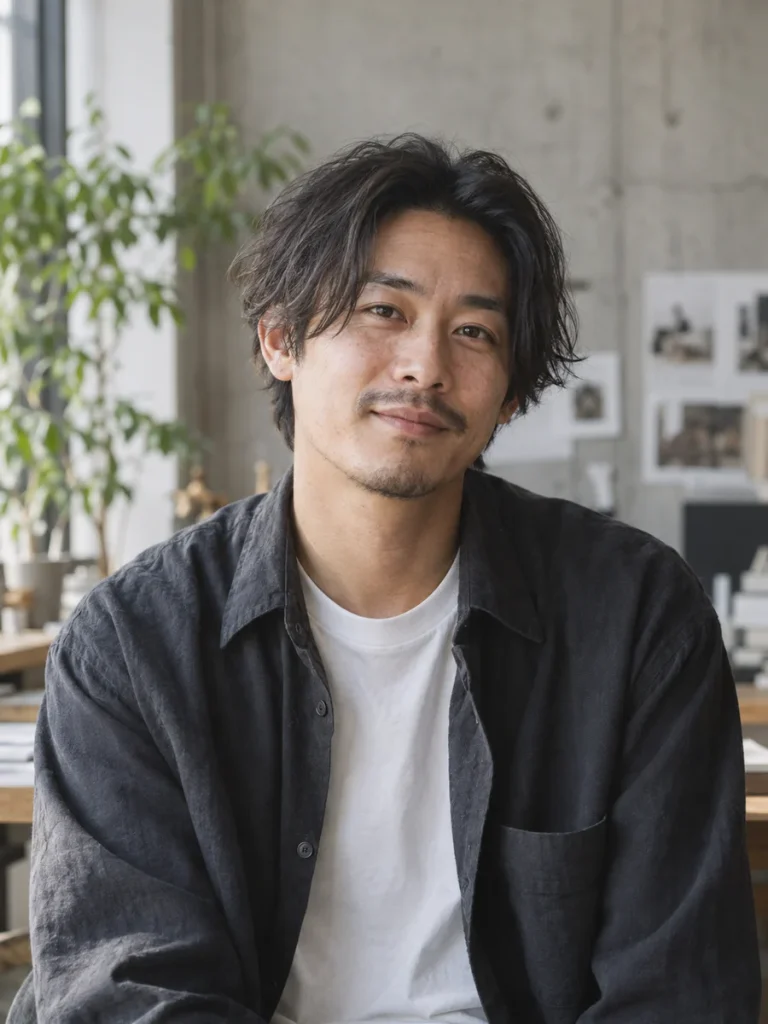 Renのプロフィール写真。架空の人物。